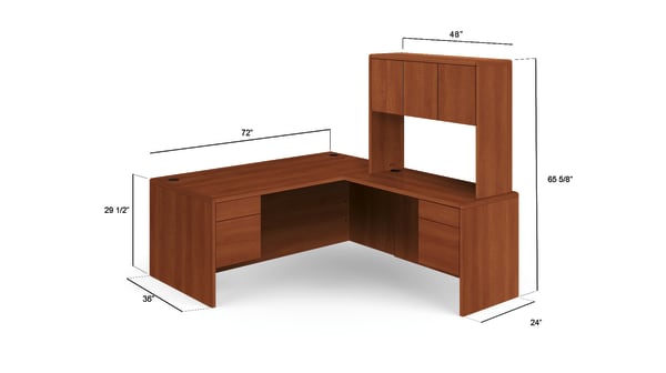 hon l shaped desk